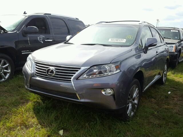 JTJZK1BA9E2010869 - 2014 LEXUS RX SILVER photo 2