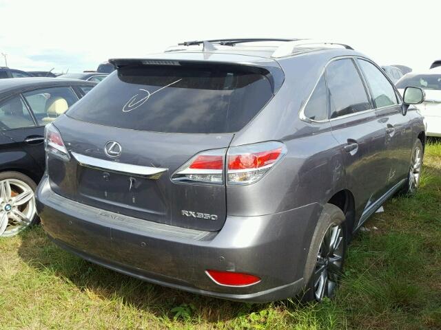 JTJZK1BA9E2010869 - 2014 LEXUS RX SILVER photo 4