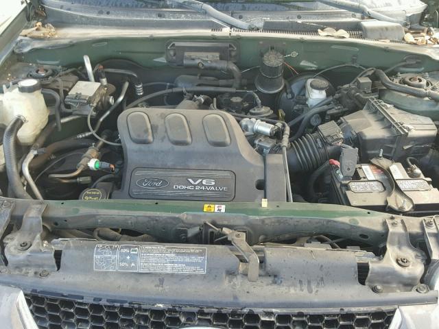 1FMCU04112KC20044 - 2002 FORD ESCAPE XLT GREEN photo 7