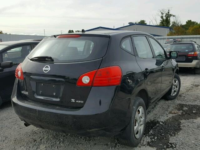 JN8AS58V99W448585 - 2009 NISSAN ROGUE S BLACK photo 4