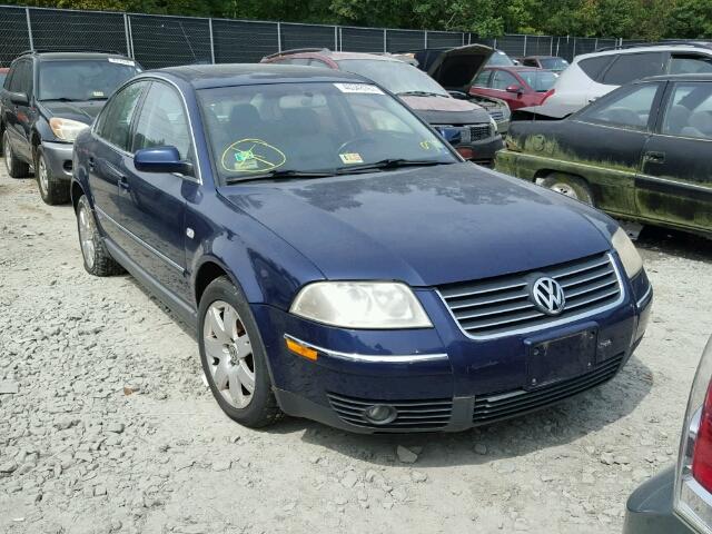 WVWTH63B72E208694 - 2002 VOLKSWAGEN PASSAT GLX BLUE photo 1