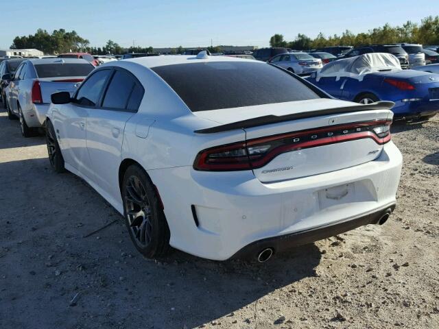 2C3CDXEJ0FH832250 - 2015 DODGE CHARGER WHITE photo 3