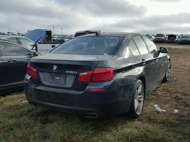 WBAFR9C55BDE81726 - 2011 BMW 550 BLUE photo 4