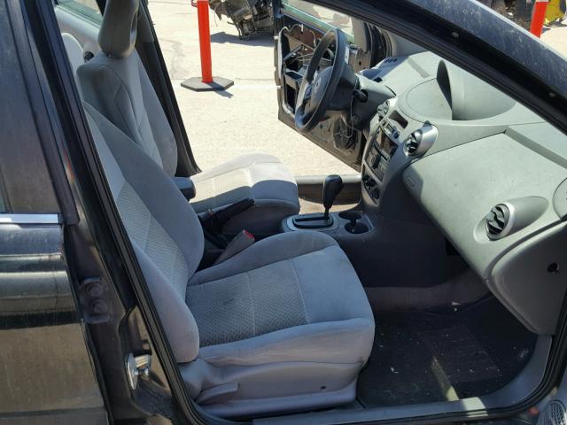 1G8AL55F16Z200969 - 2006 SATURN ION LEVEL BLACK photo 5