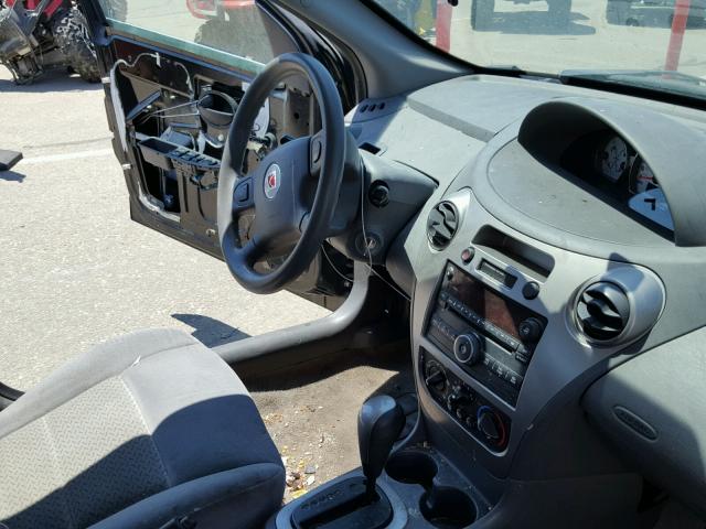 1G8AL55F16Z200969 - 2006 SATURN ION LEVEL BLACK photo 9