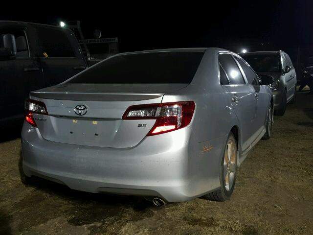 4T1BF1FK1EU413949 - 2014 TOYOTA CAMRY L SILVER photo 4