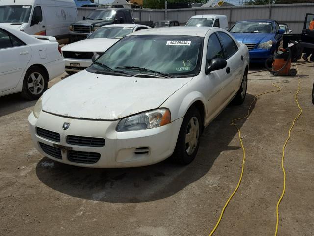 1B3EL36X63N587073 - 2003 DODGE STRATUS SE WHITE photo 2