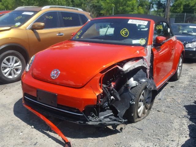 3VW517AT4HM804070 - 2017 VOLKSWAGEN BEETLE S/S 橙色 照片 2