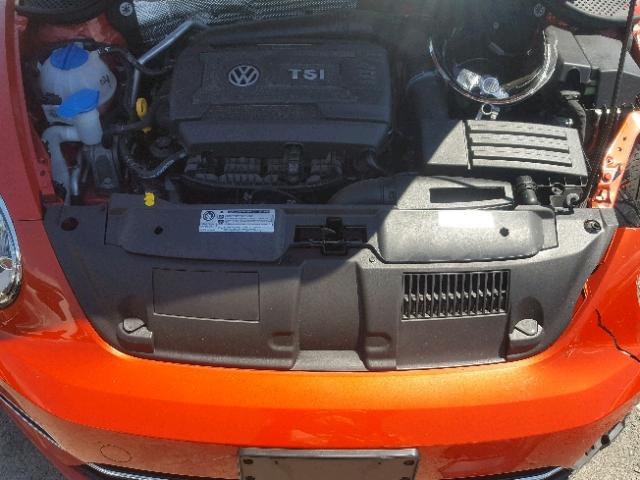 3VW517AT4HM804070 - 2017 VOLKSWAGEN BEETLE S/S 橙色 照片 7