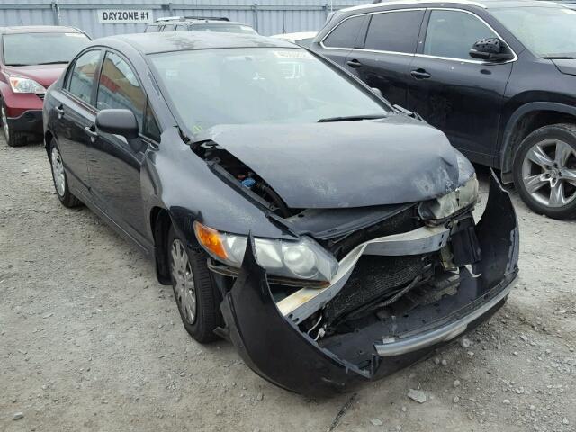 2HGFA16386H038788 - 2006 HONDA CIVIC DX V BLACK photo 1