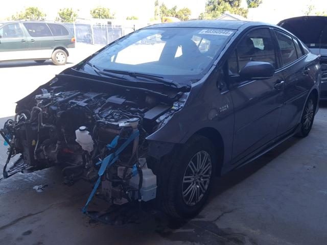 JTDKARFP2H3018122 - 2017 TOYOTA PRIUS PRIM 灰色 照片 2