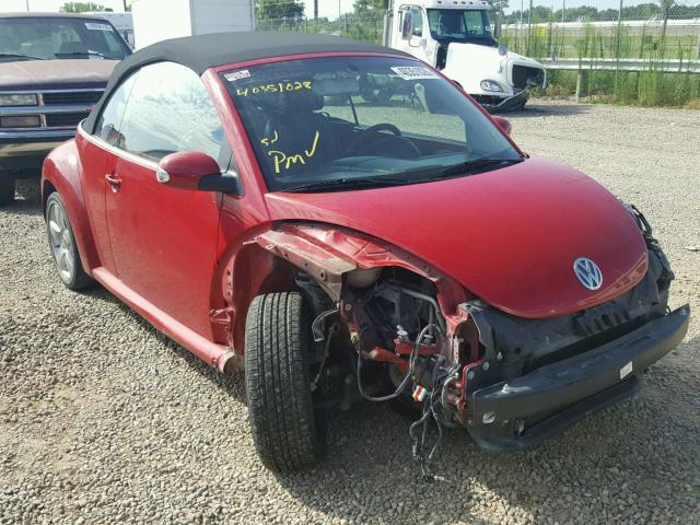 3VWSF31Y66M327874 - 2006 VOLKSWAGEN NEW BEETLE RED photo 1