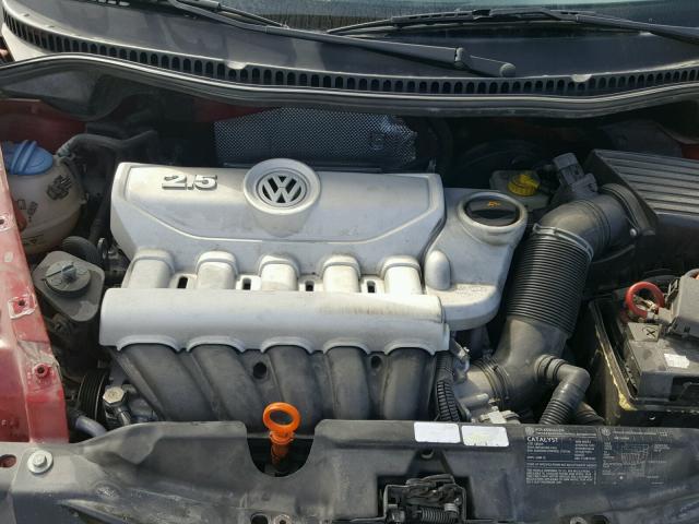 3VWSF31Y66M327874 - 2006 VOLKSWAGEN NEW BEETLE RED photo 7