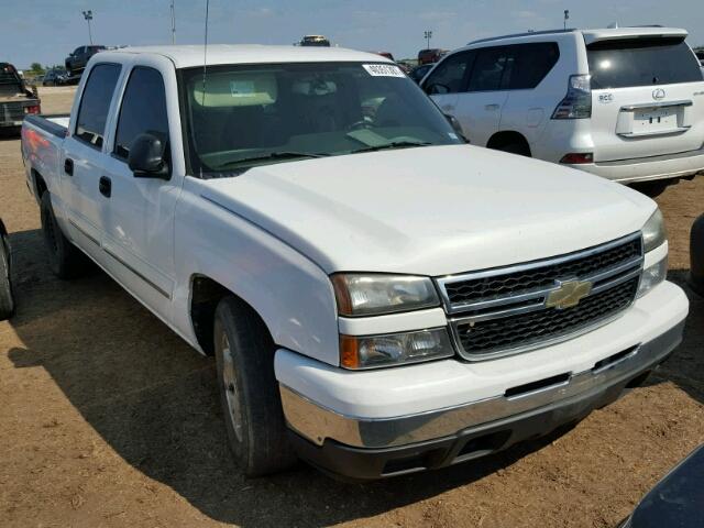 2GCEC13T661233208 - 2006 CHEVROLET SILVERADO WHITE photo 1