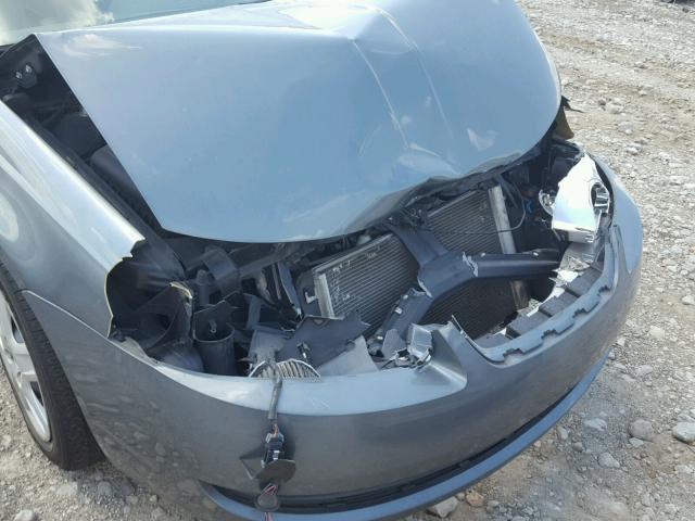 1G8AJ55F77Z158282 - 2007 SATURN ION LEVEL GRAY photo 9