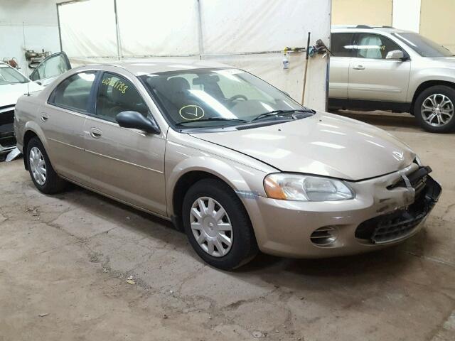 1C3EL46X33N529513 - 2003 CHRYSLER SEBRING LX TAN photo 1