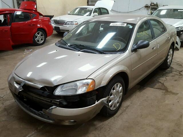 1C3EL46X33N529513 - 2003 CHRYSLER SEBRING LX TAN photo 2