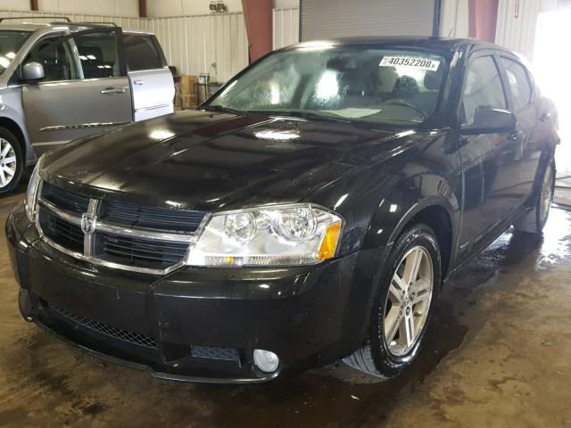 1B3LC56K18N191728 - 2008 DODGE AVENGER SX BLACK photo 2