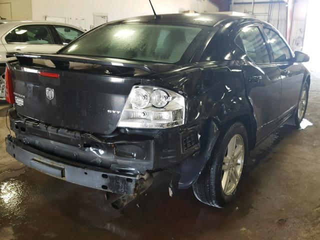 1B3LC56K18N191728 - 2008 DODGE AVENGER SX BLACK photo 4