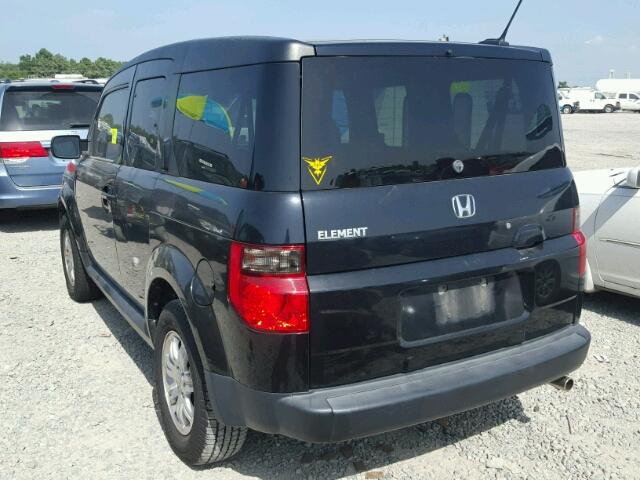 5J6YH18756L002508 - 2006 HONDA ELEMENT EX BLACK photo 3