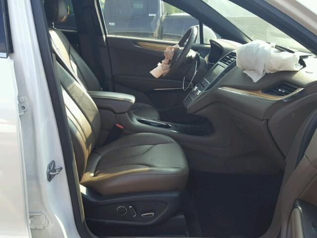 5LMTJ2AH2FUJ42306 - 2015 LINCOLN MKC 白色 照片 5