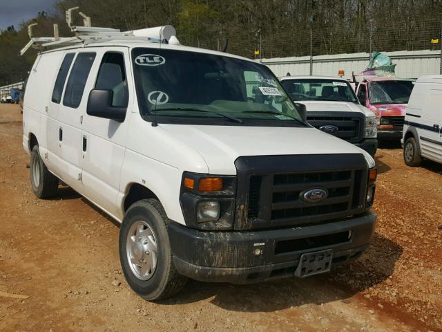 1FTNE2EL2ADA50222 - 2010 FORD ECONOLINE WHITE photo 1