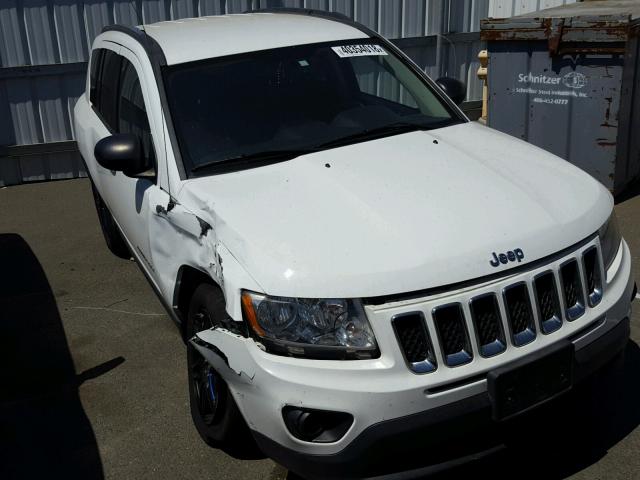 1J4NF1FB0BD282813 - 2011 JEEP COMPASS SP WHITE photo 1
