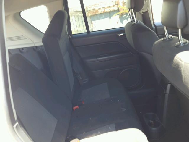 1J4NF1FB0BD282813 - 2011 JEEP COMPASS SP WHITE photo 6