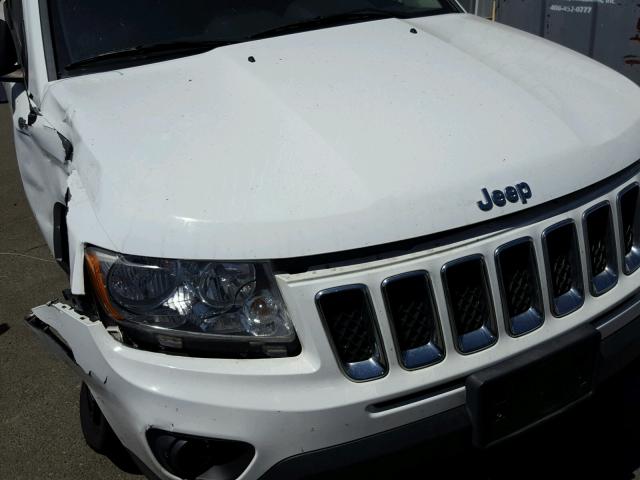 1J4NF1FB0BD282813 - 2011 JEEP COMPASS SP WHITE photo 7