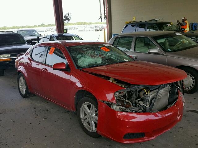 1B3BD1FB2BN509087 - 2011 DODGE AVENGER MA RED photo 1