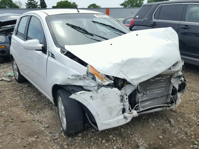 KL1TD6DE9BB142128 - 2011 CHEVROLET AVEO LS WHITE photo 1