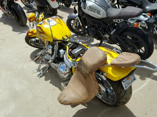 1HD1PT9349Y951393 - 2009 HARLEY-DAVIDSON FXSTSSE3 YELLOW photo 3