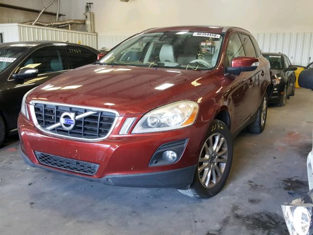 YV4992DZ9A2033292 - 2010 VOLVO XC60 T6 BURGUNDY photo 2