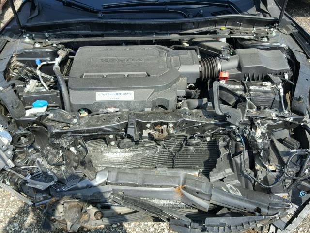 1HGCR3F87HA003275 - 2017 HONDA ACCORD EXL BLACK photo 7