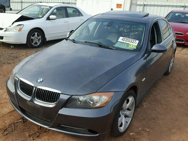 WBAVD33546KV61623 - 2006 BMW 330 XI BLACK photo 2