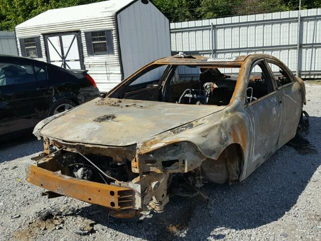 1G1ZC5EB6AF220174 - 2010 CHEVROLET MALIBU 1LT BURN photo 2
