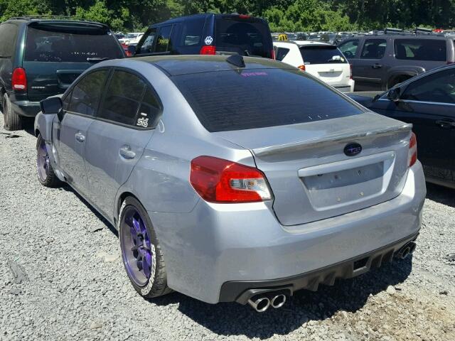 JF1VA1E6XG9826405 - 2016 SUBARU WRX PREMIU GRAY photo 3