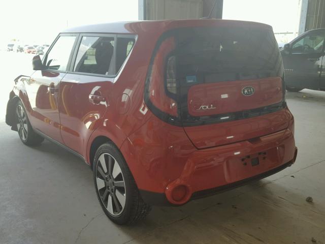 KNDJX3A51F7772485 - 2015 KIA SOUL ! RED photo 3