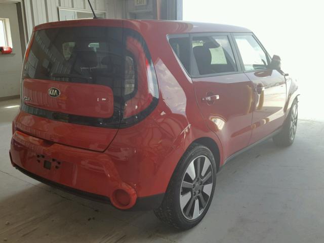 KNDJX3A51F7772485 - 2015 KIA SOUL ! RED photo 4