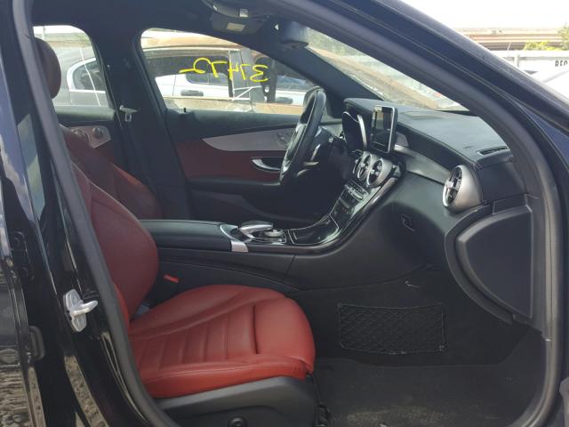 55SWF4JB9FU088409 - 2015 MERCEDES-BENZ C 300 BLACK photo 5