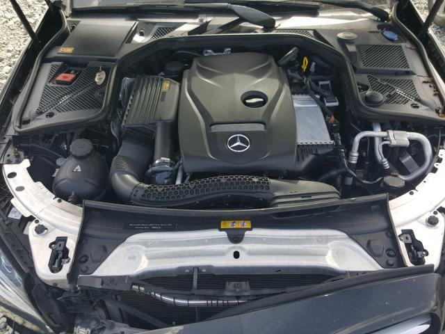 55SWF4JB9FU088409 - 2015 MERCEDES-BENZ C 300 BLACK photo 7