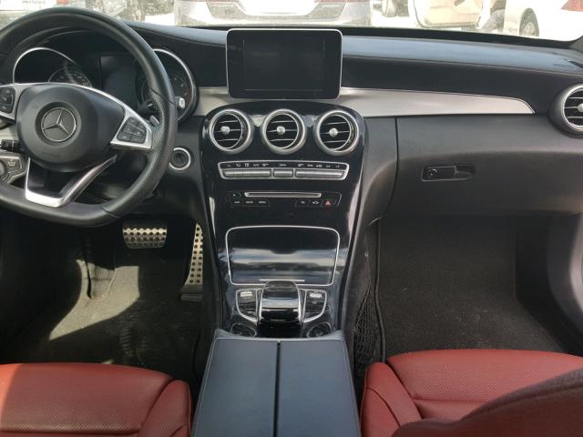 55SWF4JB9FU088409 - 2015 MERCEDES-BENZ C 300 BLACK photo 9