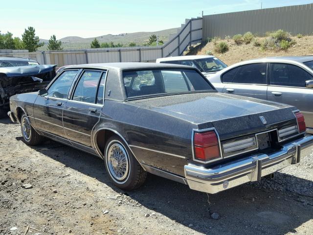 1G3BV69Y8F9030681 - 1985 OLDSMOBILE DELTA 88 R BLACK photo 3