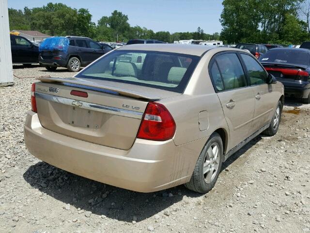 1G1ZT54835F180423 - 2005 CHEVROLET MALIBU LS TAN photo 4