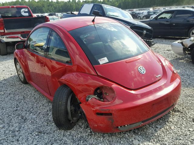 3VWRW31C87M519902 - 2007 VOLKSWAGEN NEW BEETLE წითელი ფოტო 3