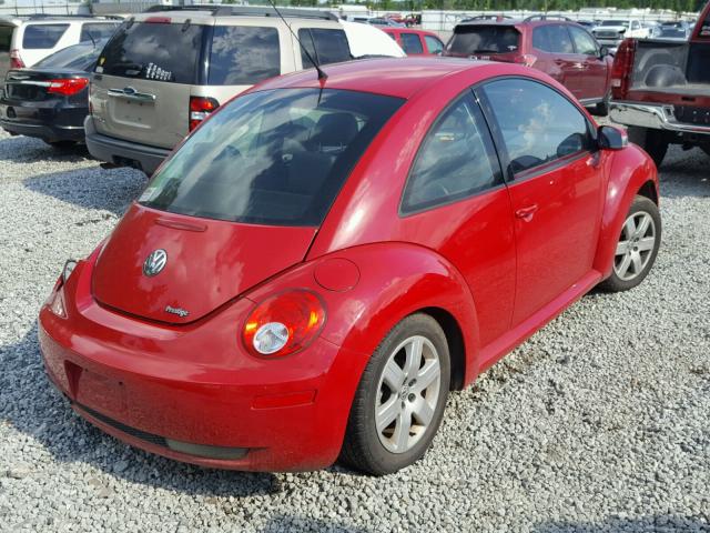 3VWRW31C87M519902 - 2007 VOLKSWAGEN NEW BEETLE წითელი ფოტო 4