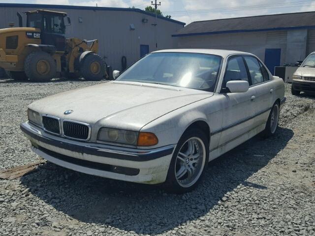 WBAGF6325SDH02744 - 1995 BMW 740 I AUTO WHITE photo 2