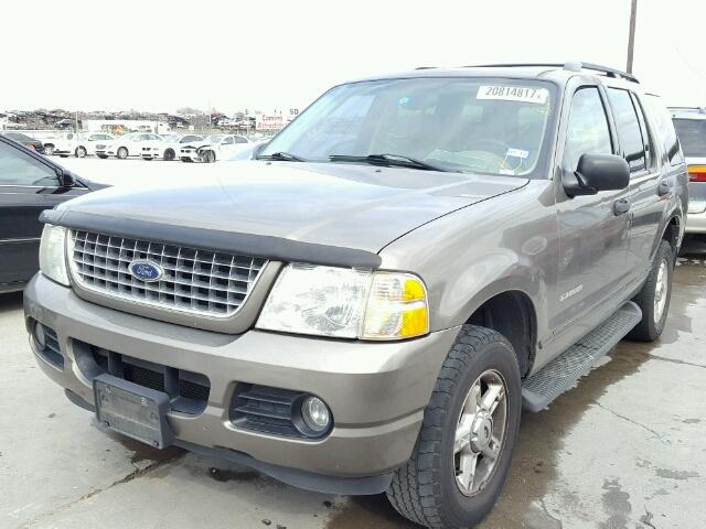 1FMZU63K44ZA54393 - 2004 FORD EXPLORER X BROWN photo 2