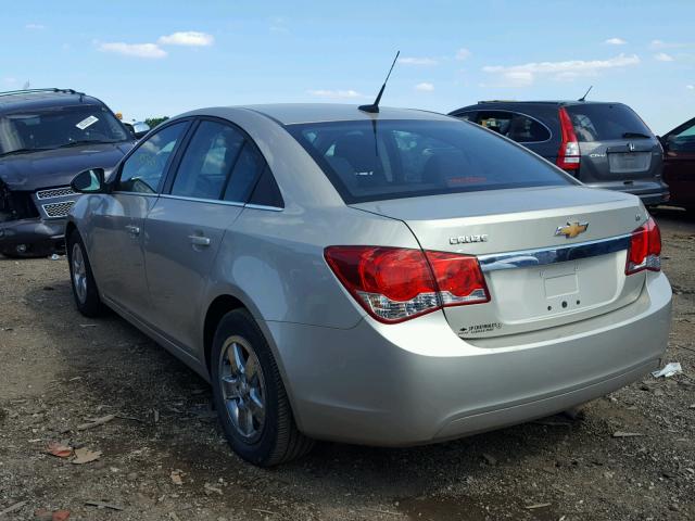 1G1PC5SB7E7355725 - 2014 CHEVROLET CRUZE LT SILVER photo 3