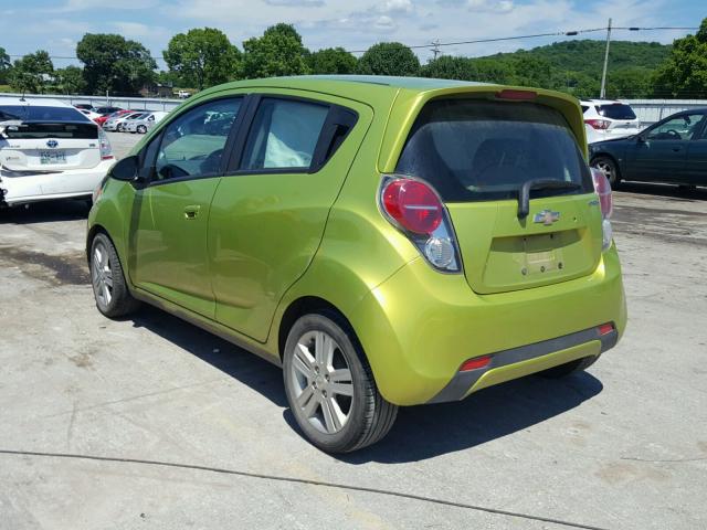 KL8CD6S9XDC615071 - 2013 CHEVROLET SPARK 1LT GREEN photo 3